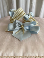 Booties with Matching Hair Bow
