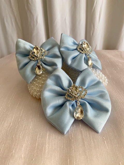 Booties with Matching Hair Bow