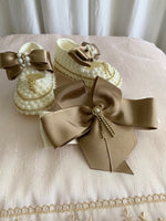 Booties with Matching Hair Bow