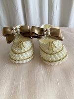 Booties with Matching Hair Bow