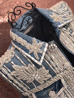 Women's Fancy Denim Vest