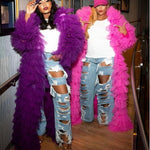 MEGAN Chic Tulle Long Duster