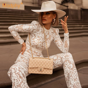 CARMEN Lace Wide Leg Jumpsuit
