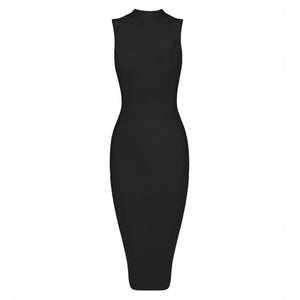 ISABELLE Bandage Sleeveless Bodycon Dress