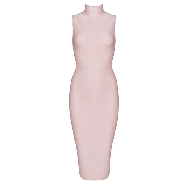 ISABELLE Bandage Sleeveless Bodycon Dress