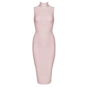 ISABELLE Bandage Sleeveless Bodycon Dress