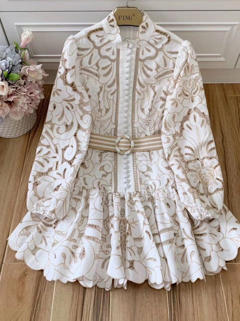 ZARA Embroidered Dress