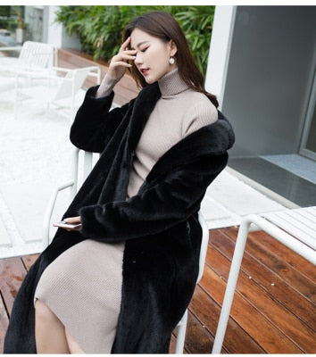NIA Mink Fur Coat