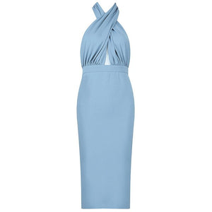 ALEXA Super Sexy Midi Bodycon Dress