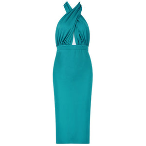 ALEXA Super Sexy Midi Bodycon Dress