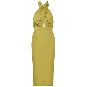 ALEXA Super Sexy Midi Bodycon Dress